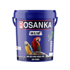 Sơn siêu bóng ngoại thất kim cương Rosanka - AN 8.100+