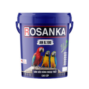 Sơn siêu bóng ngoại thất cao cấp Rosanka - AN 8.100
